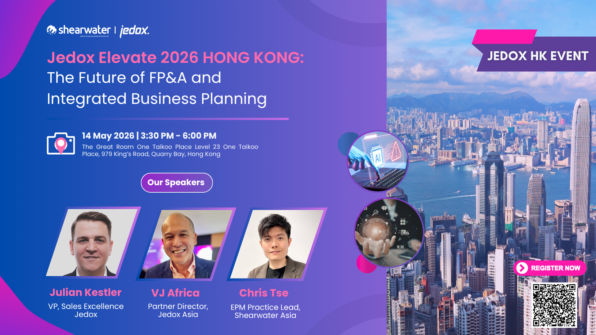Jedox Elevate 2026 HONG KONG: The Future of FP&A and Integrated ...